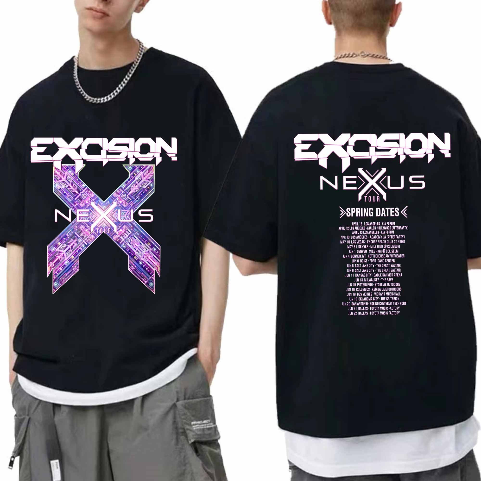 Excision - The Nexus Tour 2024 Shirt, Excision 2024 Concert Shirt