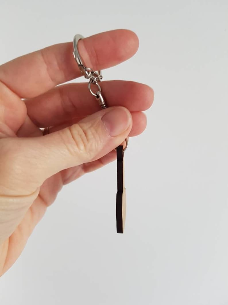 Porteclés doigt d'honneur en bois ou plexiglass découpe Etsy