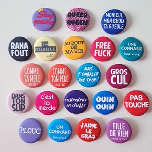 badges french message for him for her by decartonetdetoiles