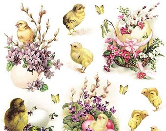 Easter Rice Paper for Decoupage | Etsy