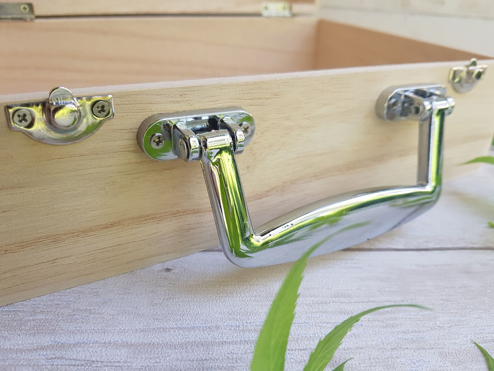 Unfinished Wood Suitcase. Unpainted Wood Suitcase. Wooden Etsy