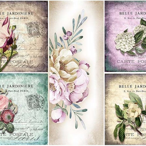 Decorative Rice Paper for Decoupage / Mulberry/vintage Etsy