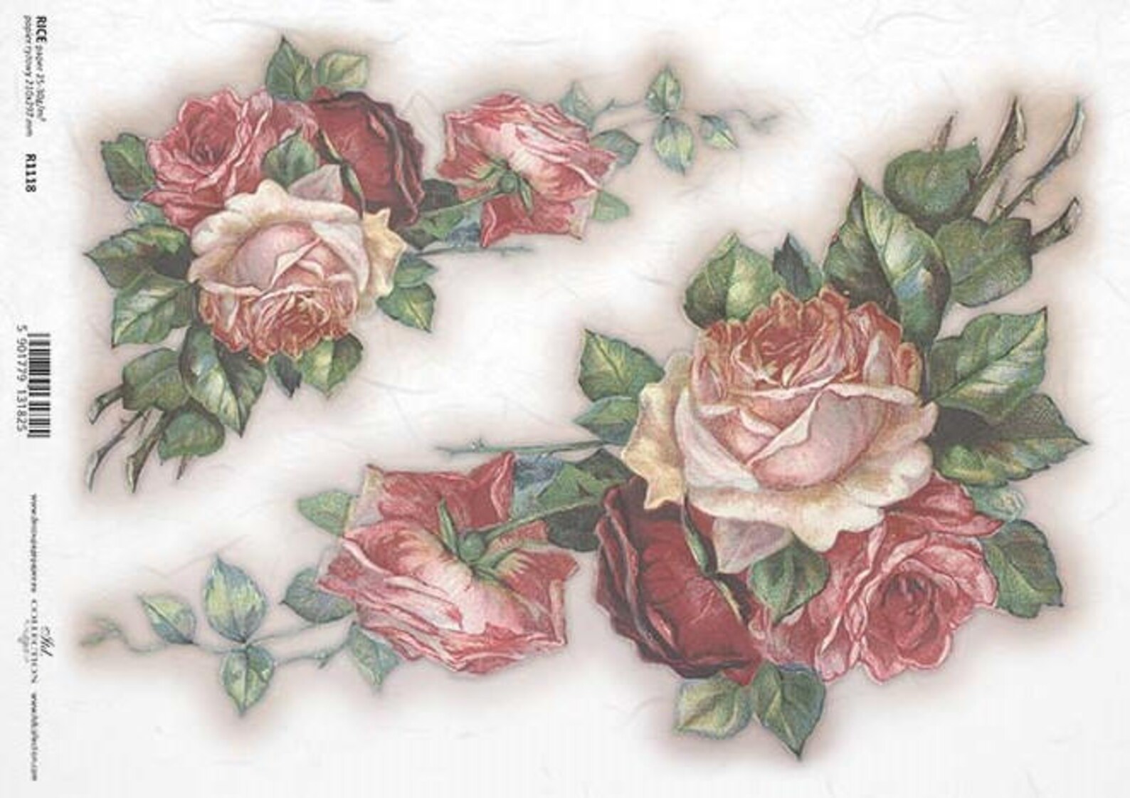 ROSES Rice Paper for Decoupage R1118 or R0014L - Etsy