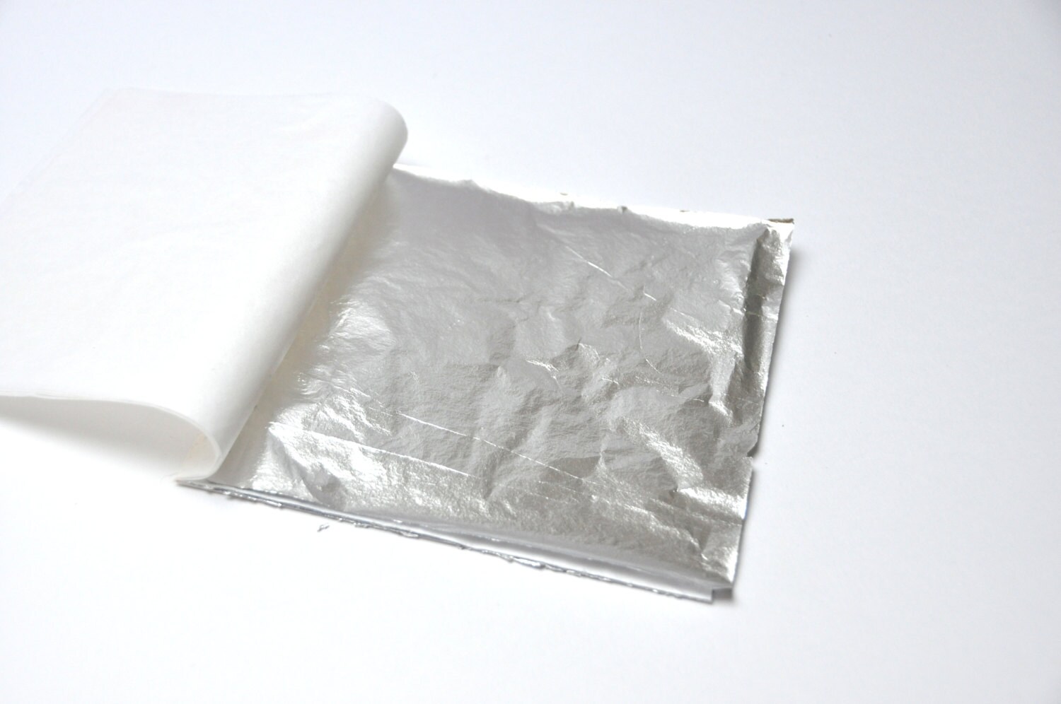 Silver Gilding Foil Imitation Silver Leaf Foil Sheet Etsy