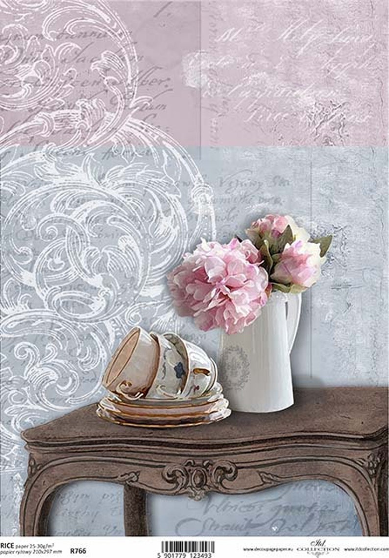 Rice Paper for Decoupage. Picture for Decoupage. Decorative Etsy