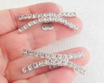 excellent condition classic deco styling art deco paste shoe clips 20/'s30/'s vintage collectible