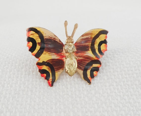 Vintage czech butterfly - Gem
