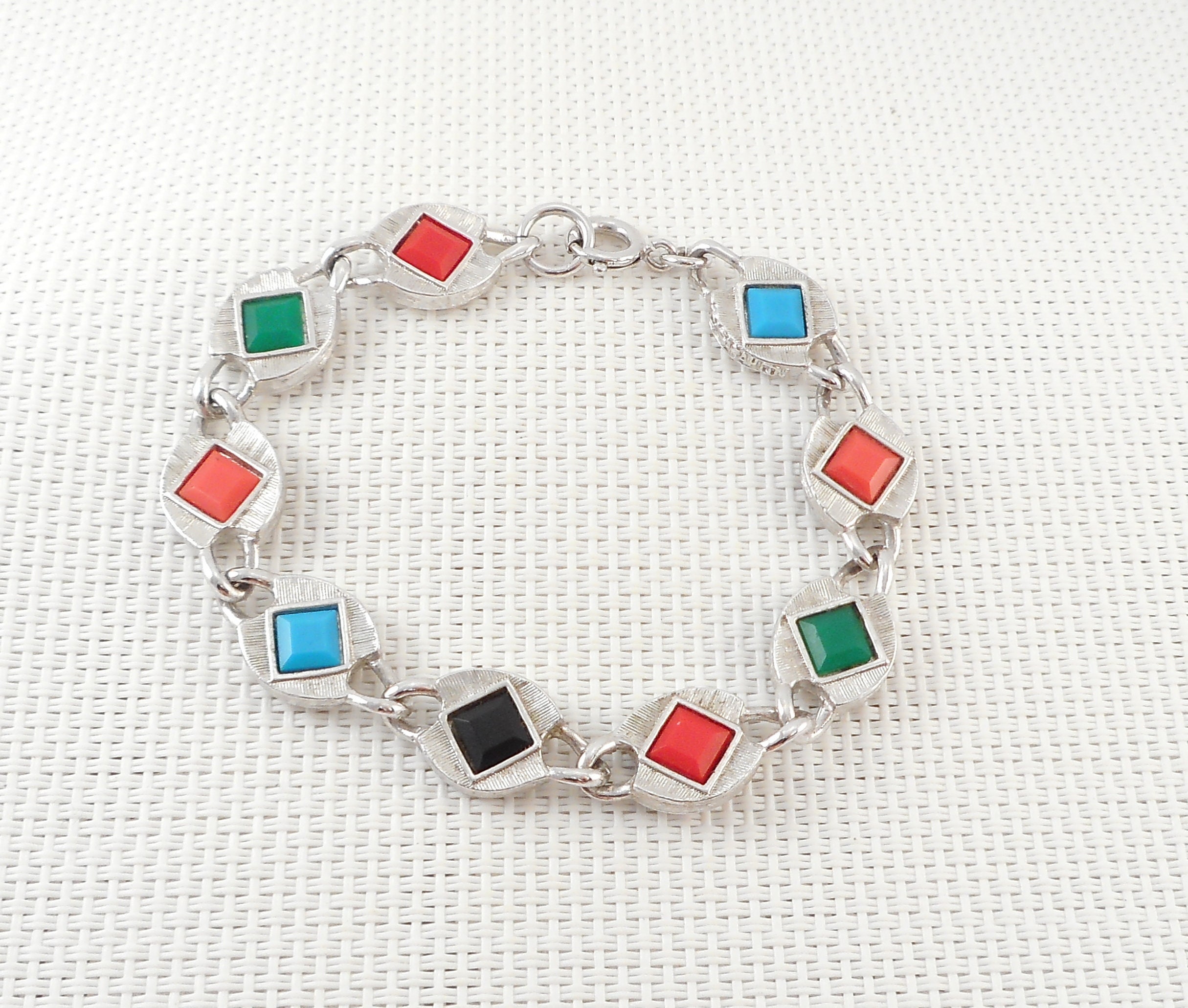 Black Rainbow Bracelet, Abalone Shell Memory Wire Cuff — CindyLouWho2