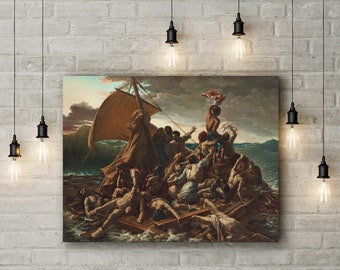 1791-1824 - Severed Limbs Canvas Gallery Wrapped Giclee Wall Art Print Theodore Gericault D5060