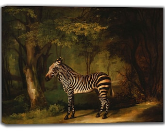 Canvas Paper A4 or A3 Matt HOUND COURSING A STAG by George Stubbs Glossy