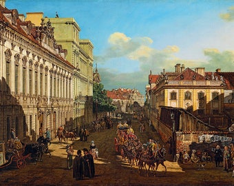 Bernardo Bellotto Holy Cross Church Giclee Canvas Print Poster