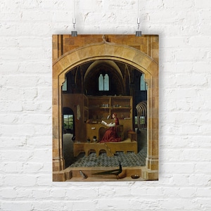 Antonello da Messina: St Jerome in his Study. Fine Art Print/Poster.