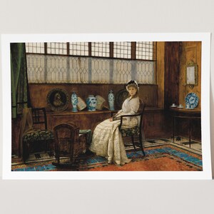 Premium Giclée Print of John Atkinson Grimshaw: November Moonlight (1883). Museum Quality Print of Famous Painting