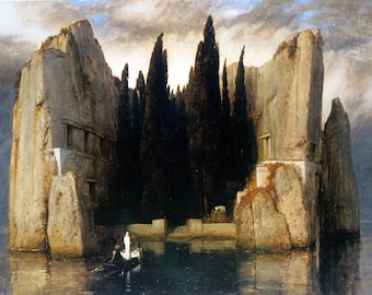 Arnold Bocklin: Island of the Dead. Fine Art Print/Poster (00865)