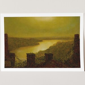 Premium Giclée Print of John Atkinson Grimshaw: Roundhay Lake (1993). Museum Quality Print of Famous Painting