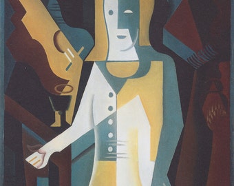 Juan Gris: Pierrot. Fine Art Print/Poster. (003123)