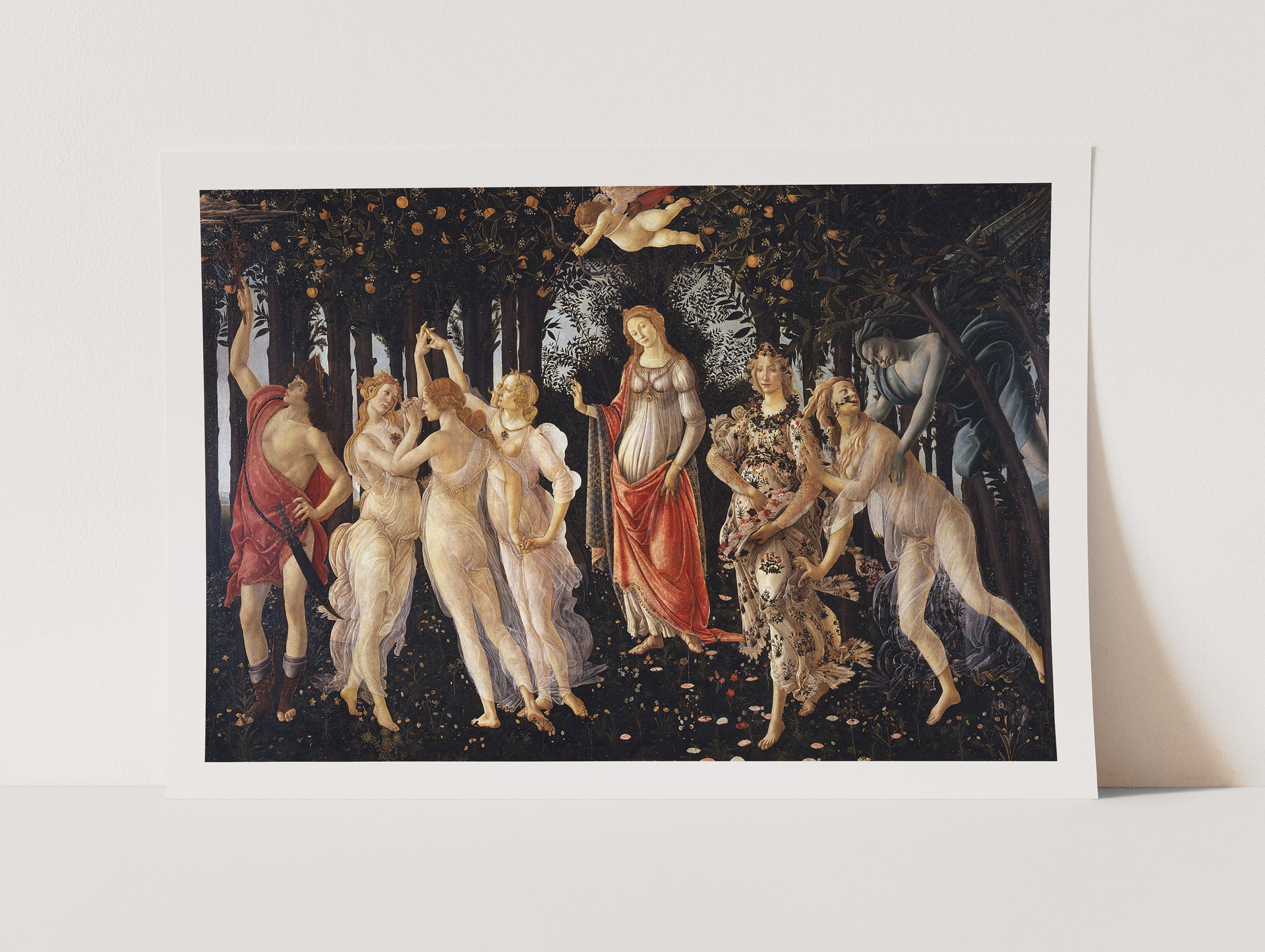 Premium Giclée Print of Sandro Botticelli: Primavera. Museum Quality Print of Famous Painting.