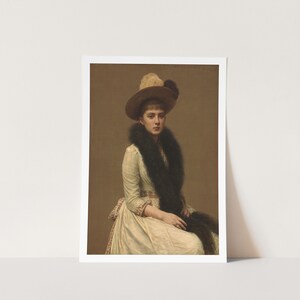 Premium Giclée Print of Bruno Liljefors: Hare in Winter (1905). Museum Quality Print of Famous Painting