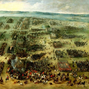 Peter Snayers: Batalha de Kircholm, 1605. Impressão/pôster de belas artes