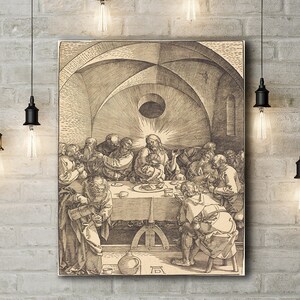 Canvas Art Print of Albrecht Dürer: The Last Supper