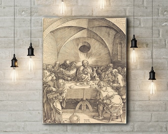 Canvas Art Print of Albrecht Dürer: The Last Supper