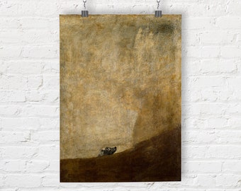 Francisco de Goya: The Dog. Fine Art Print/Poster (00240)