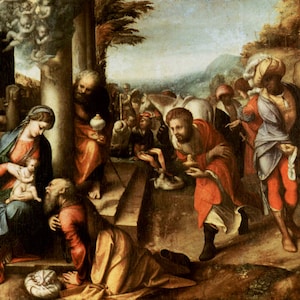 Correggio: Adoration of the Magi. Fine Art Print/Poster