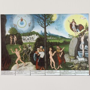 Premium Giclée Print of Lucas Cranach the Elder: Law and Gospel. Museum Quality Painting.