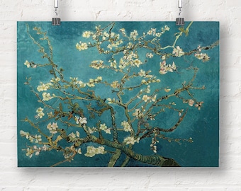 Vincent van Gogh: The Blossoming Almond Tree. Fine Art Print/Poster (001349)