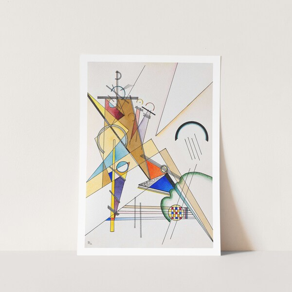Premium Giclée Print of Wassily Kandinsky: Gewebe (Tissue, 1923). Museum Quality Print of Famous Painting