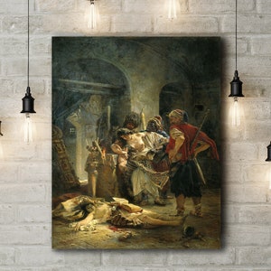 Canvas Art Print of Konstantin Makovsky: The Bulgarian Martyresses