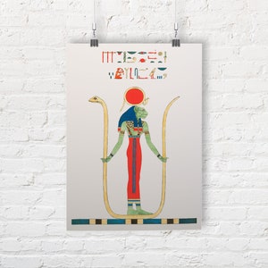 Leon Jean Joseph Dubois: Neith. Illustration from Egyptian Pantheon. Fine Art Print/Poster