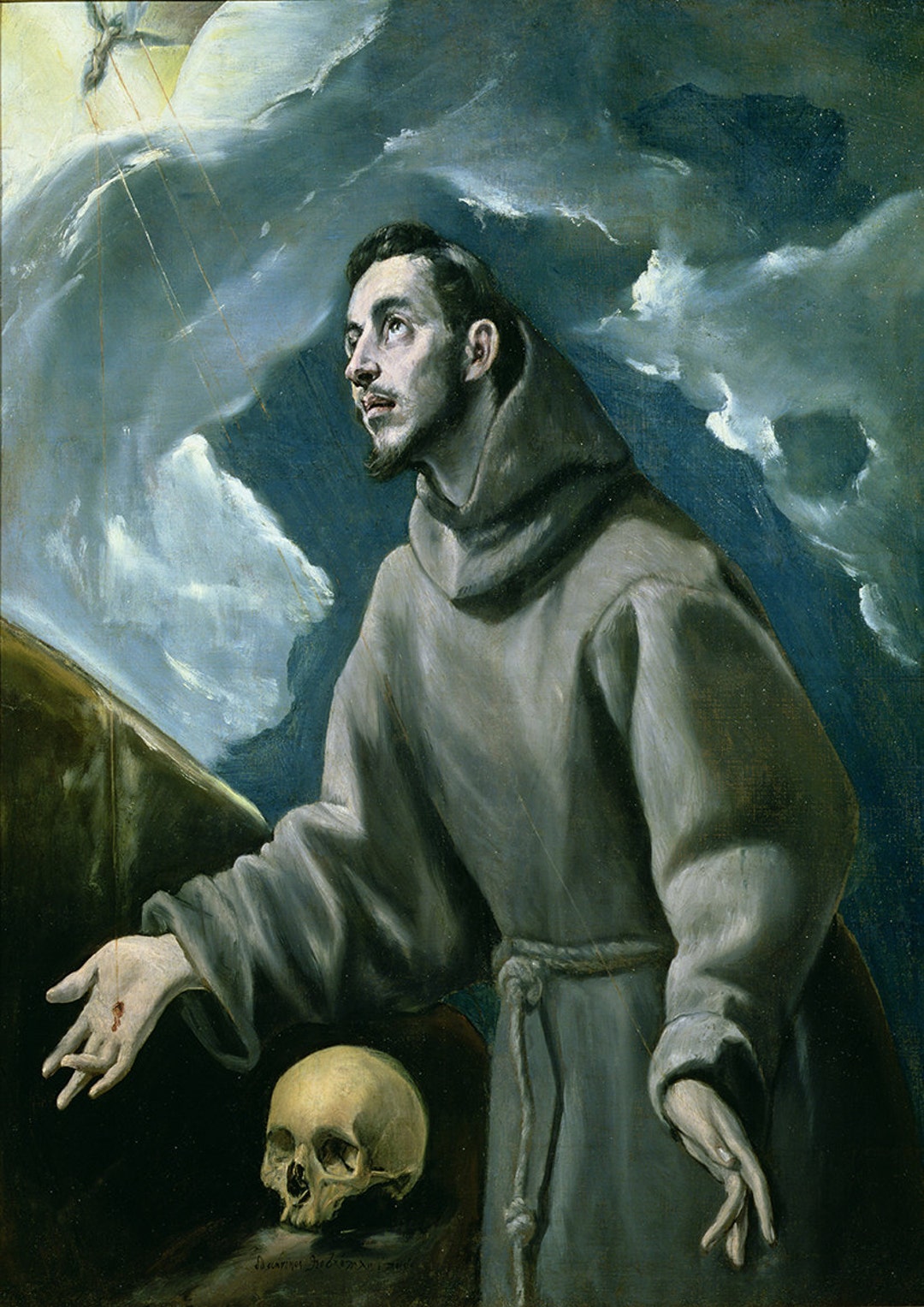 El Greco: St Francis Receiving the Stigmata. Fine Art Print/poster