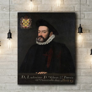 Premium Canvas Art Print of Viceroy Luis de Velasco