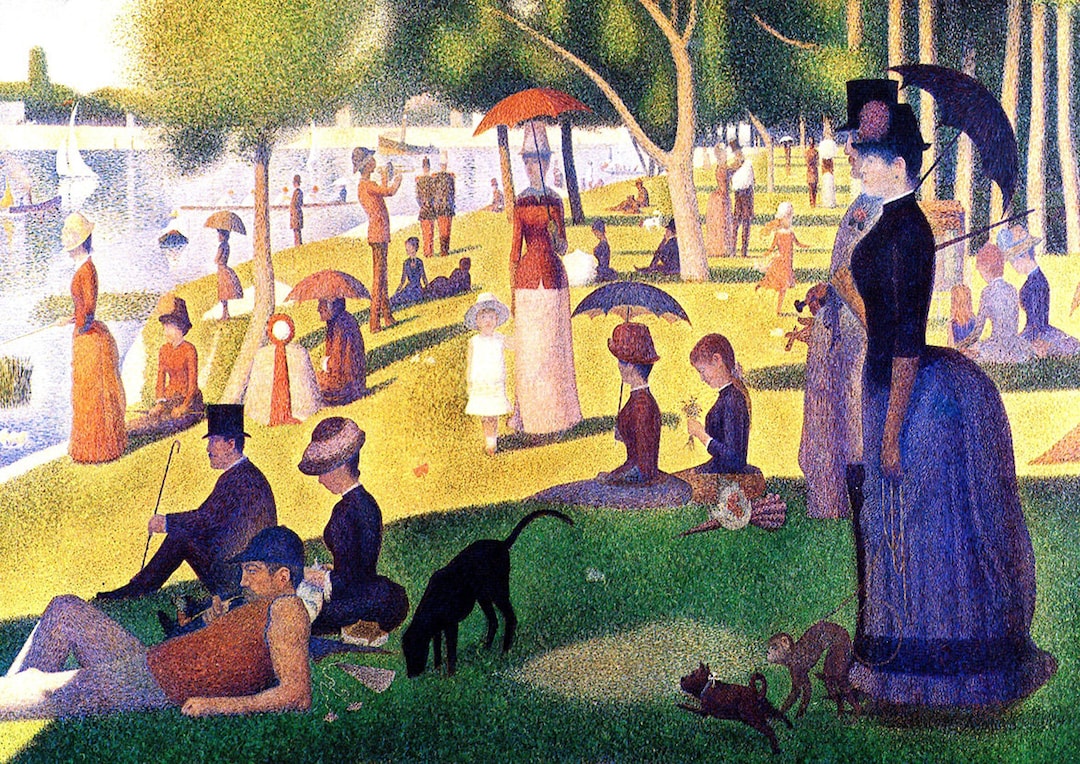 Georges Seurat: Sunday Afternoon. Fine Art Print/poster (00243) - Etsy