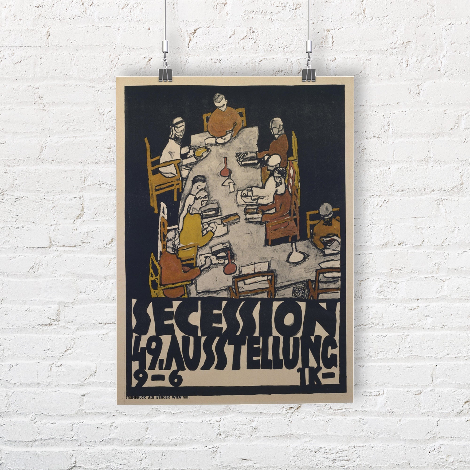 Egon Schiele Fine Art PrintPoster. 003691 Moa