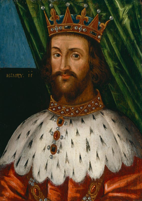 Henry II King of England. Fine Art Print/Poster 004667 Etsy