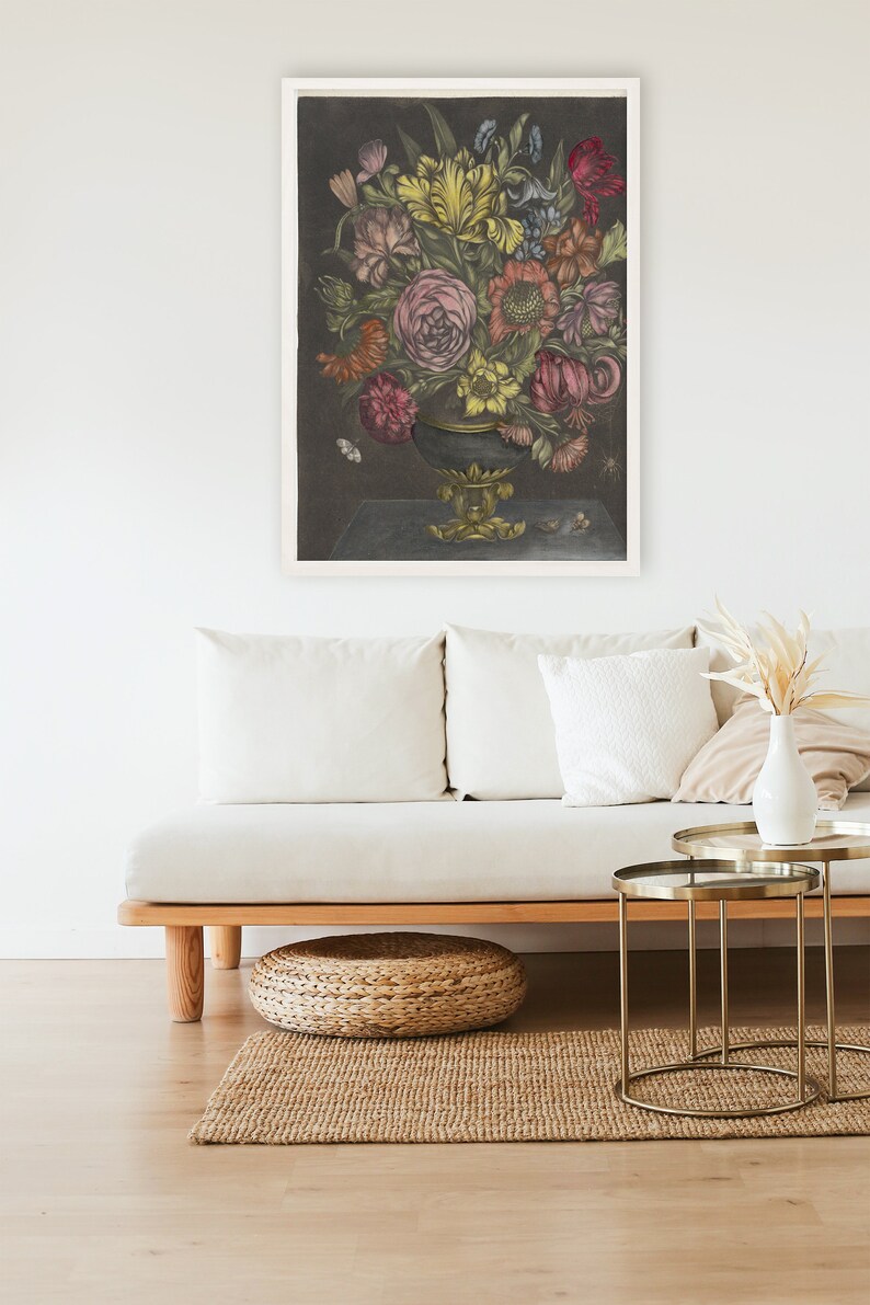 Fine Art PrintPoster Waterloos Vase with Flowers J