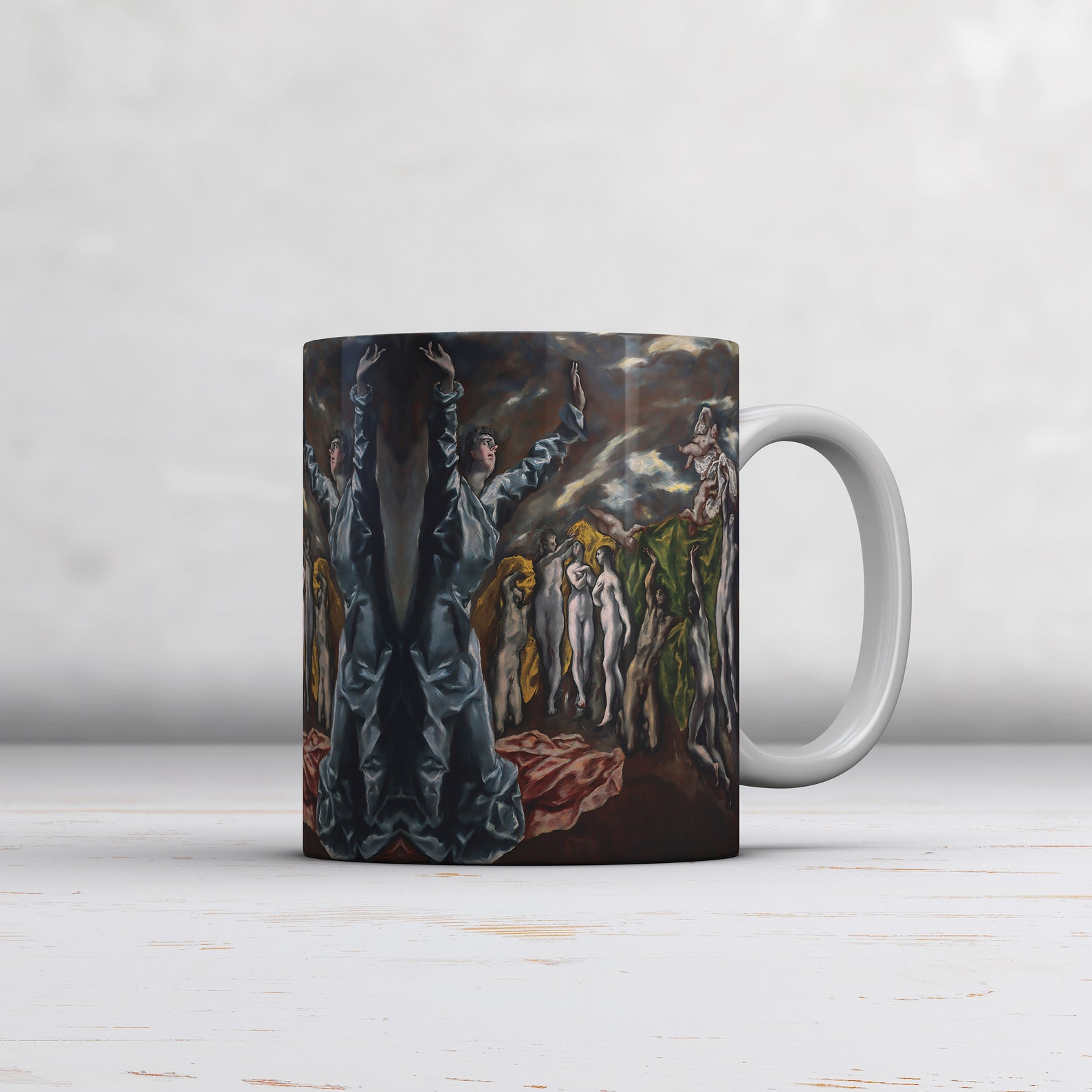 El Greco: Opening of the Fifth Seal. Fine Art Mug/cup. Ideal Gift ...