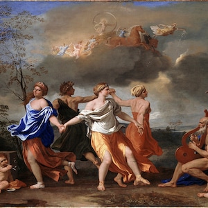 Nicolas Poussin: A Dance to the Music of Time. Fine Art Print/Poster