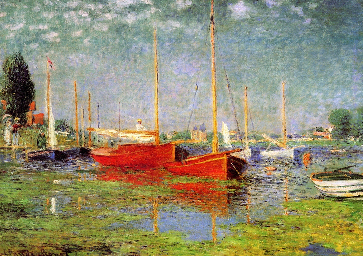 Claude Monet: Argenteuil. Fine Art Print/Poster (00748)