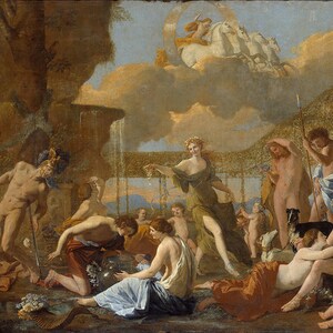Nicolas Poussin: The Empire of Flora. Fine Art Print/Poster (004727)