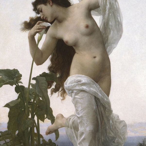 William-Adolphe Bouguereau : Aube. Tirage d’art / affiche.