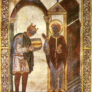 Rei Athelstan da Inglaterra. Impressão / pôster de belas artes
