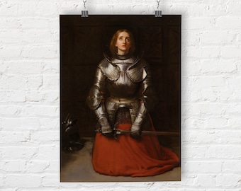 John Everett Millais: Joan of Arc. Fine Art Print/Poster (001237)