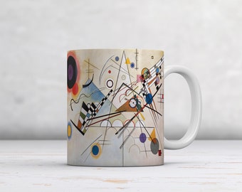 Wassily Kandinsky: Composition VIII. Fine Art Mug/Cup. Ideal Gift Coffee/Tea Mug