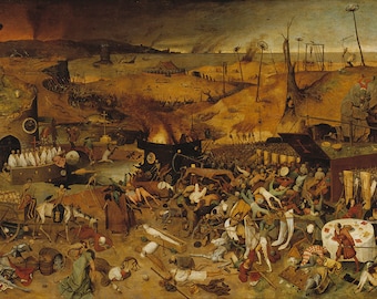 Bruegel the Elder: The Triumph of Death. Fine Art Print/Poster (00239)