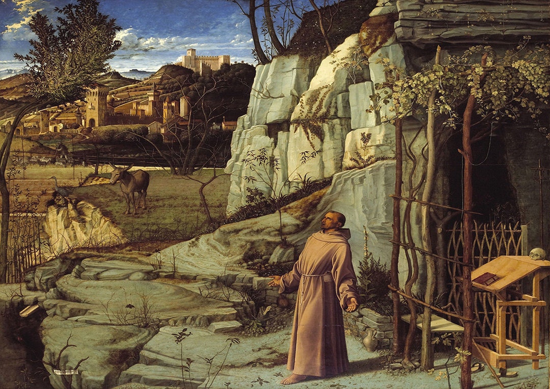 Giovanni Bellini: St Francis of Assisi in the Desert. Fine Art - Etsy