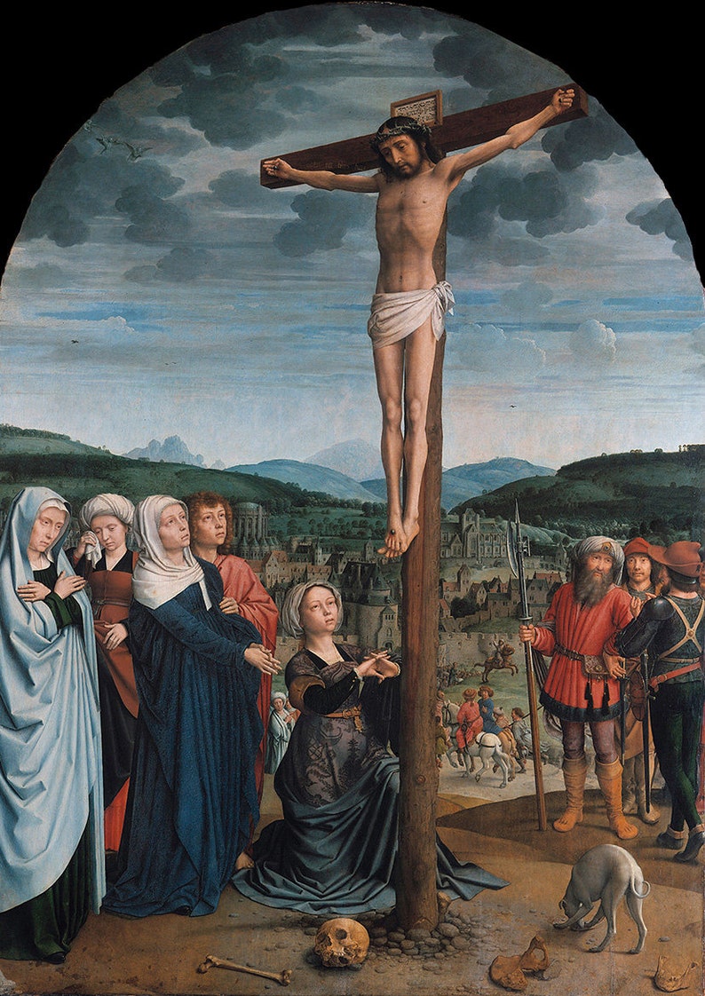 Gerard David: Christ on the Cross. Fine Art Print/Poster image 1