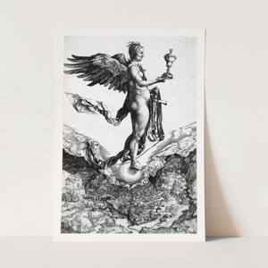 Premium Giclée Stampa di Albrecht Durer: Nemesis.